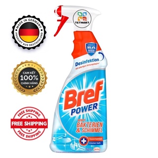 Xịt nấm mốc, vệ sinh gạch, nội thất, nhựa Bref, nhập khẩu Đức
