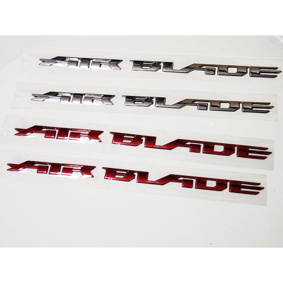 TEM CHỮ AIR BLADE 2016 ZIN BẠC | ĐỎ