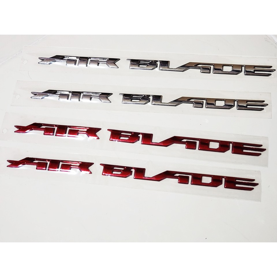 TEM CHỮ AIR BLADE 2016 ZIN BẠC | ĐỎ