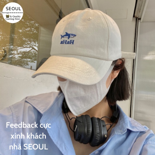 [Mã FAMARAL1 giảm 10K đơn 50K]Mũ lưỡi trai nữ Cotton họa tiết cá tính chỉ thêu vi tính hot trend hè 2021
