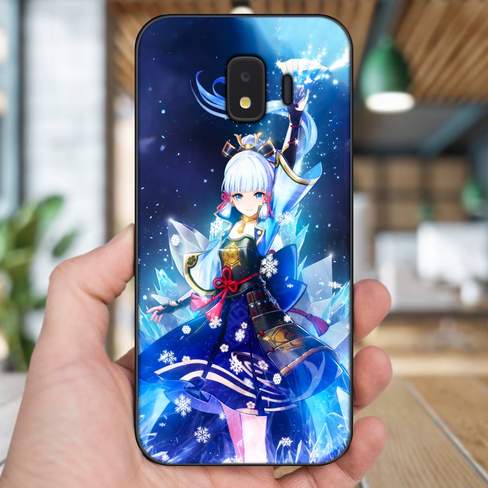 Ốp lưng Samsung J2 Core, J2 Pro 2018 viền đen in hình Ayaka Genshin Impact