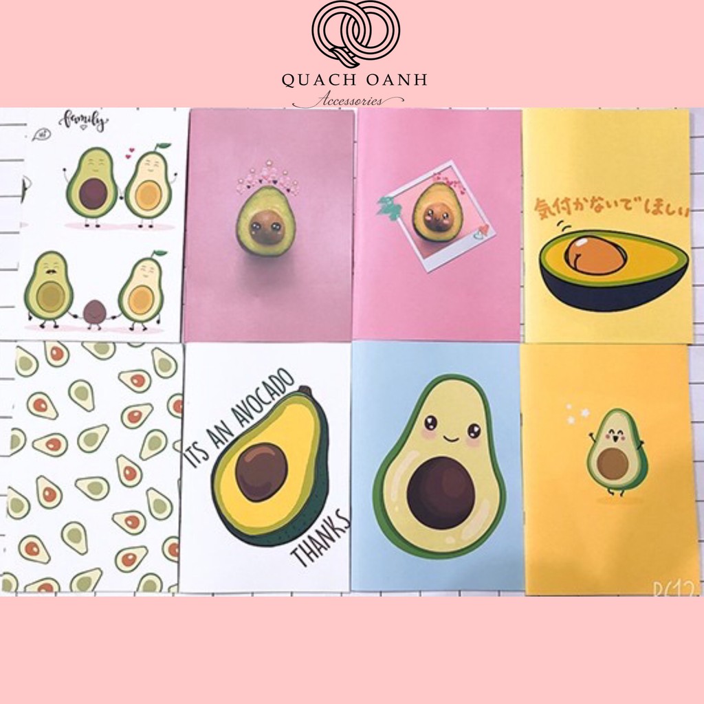 Vở viết kẻ ngang hình quả bơ Avocado 72 trang – VO13