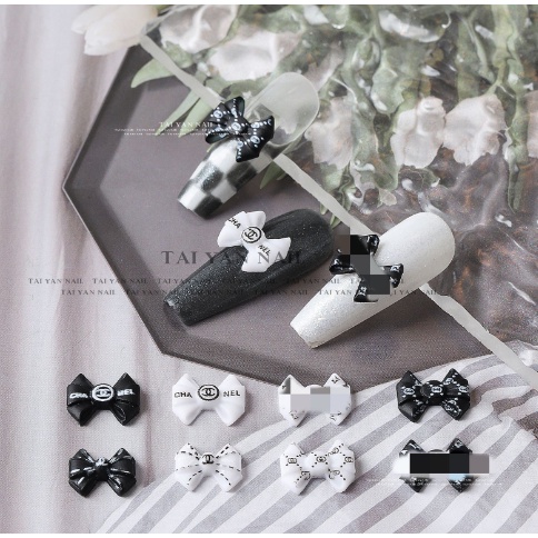 Nơ trang trí móng 10cái/ bịch/12k