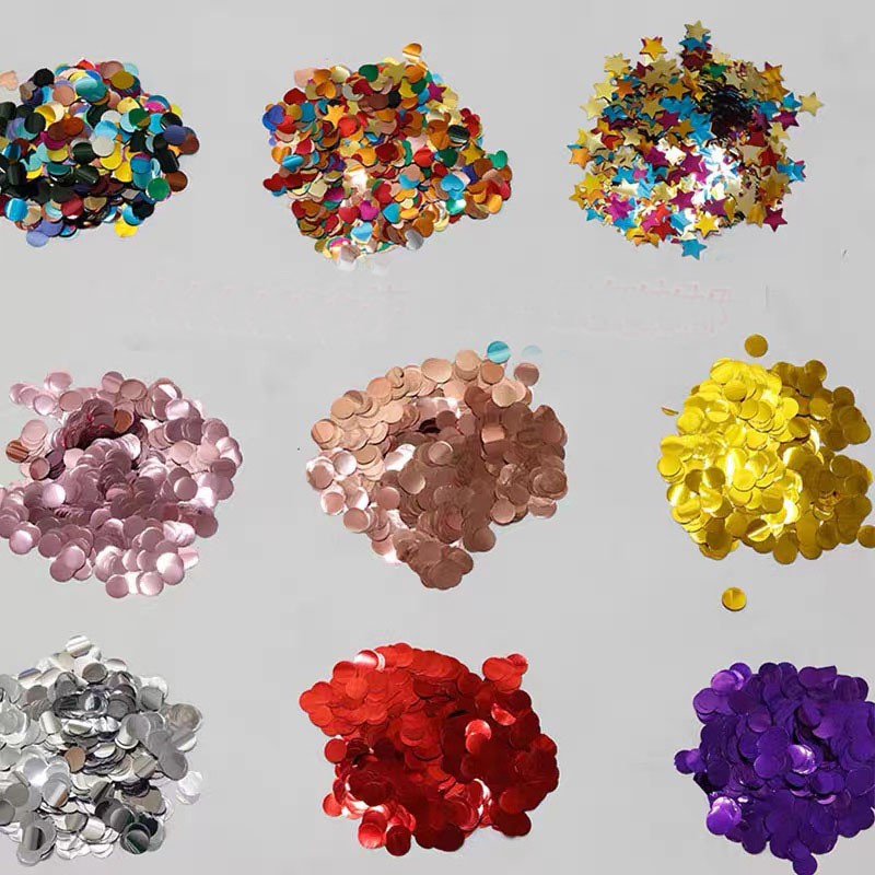 Kim Tuyến, Kim Sa Bỏ Bóng Trong Suốt, Bóng Sequin Bóng Jumbo Nhiều Màu Sắc Trang Trí Sinh Nhật