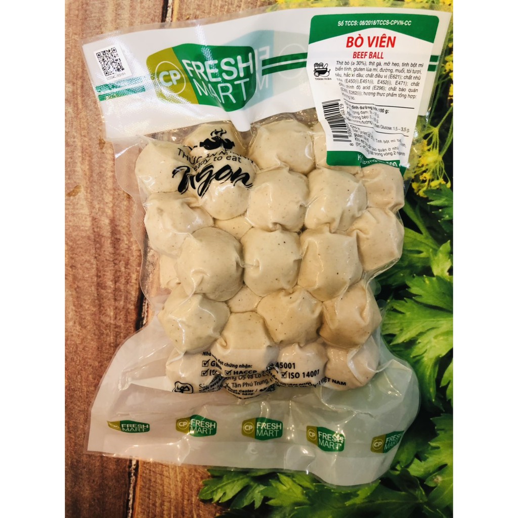 bò viên CP loại ngon gói  500g