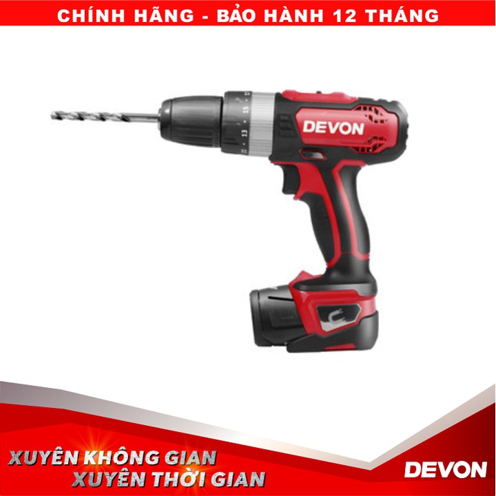 [ Bảo hành 12 Tháng ] Máy khoan động lực dùng pin 12V Devon 5230-Li-12TSI