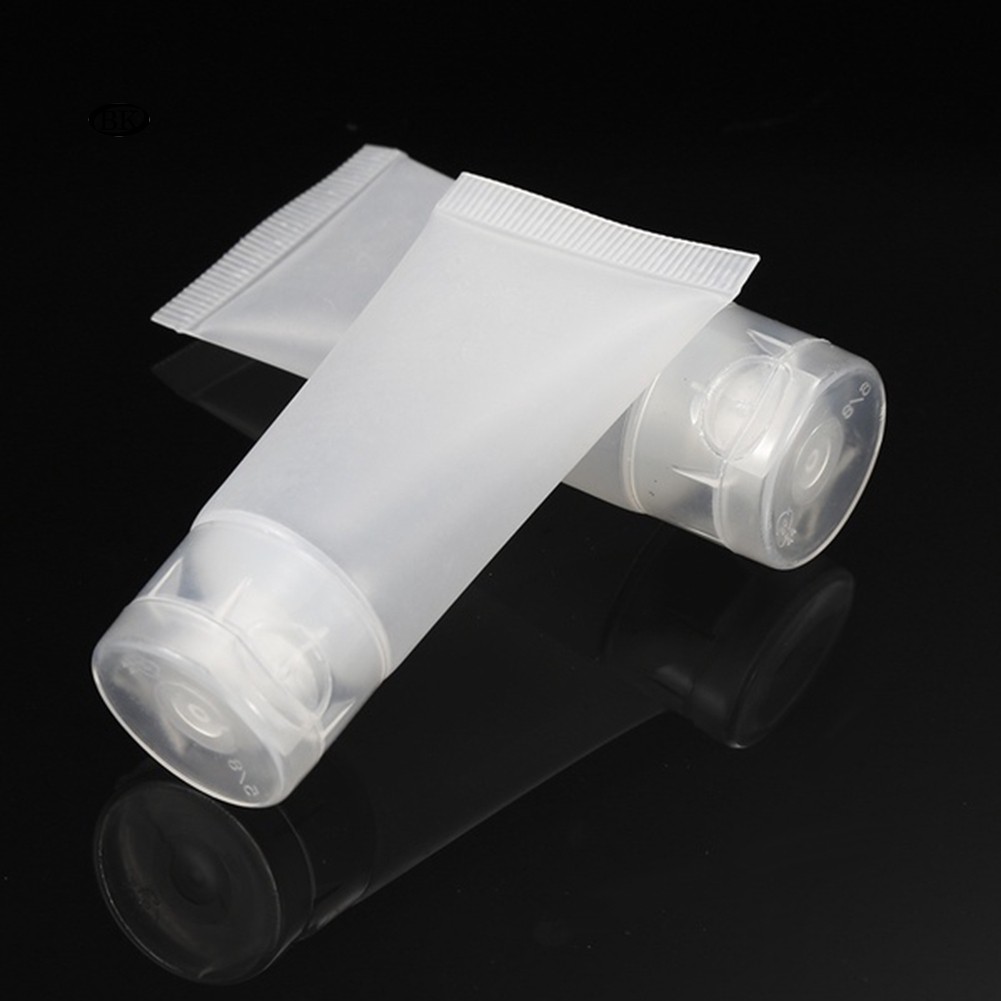 Set 10 Lọ Rỗng 15ml Đựng Mỹ Phẩm / Kem Dưỡng Tiện Dụng Khi Đi Du Lịch
