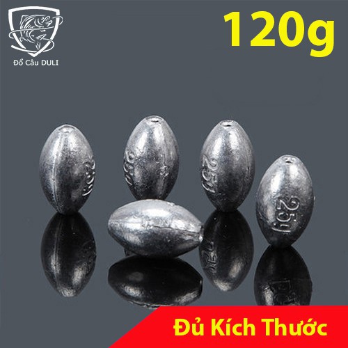 Chì Câu Cá Tròn Xuyên Tâm 120g PK-7