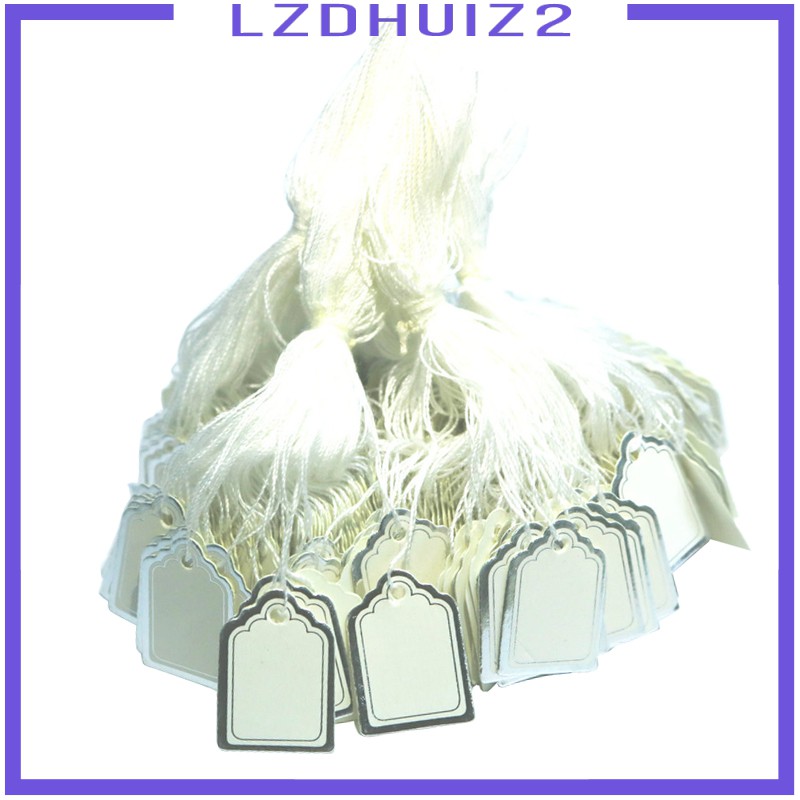 Set 500 Nhãn Đánh Dấu Trang Sức Les Fleurs Kèm Dây