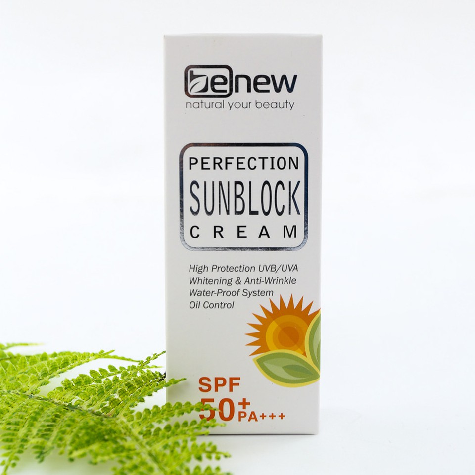 Kem Chống Nắng Hàn Quốc BENEW Trắng Da, Kiềm Dầu, Nâng Tone, Không Nhờn Dính SUN BLOCK CREAM SPF 50 PA +++ 50m