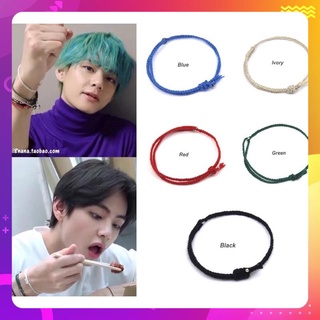 Vòng Đeo Tay Tự Cột Phong Cách Jungkook V Kim Tae Hyung Của Nhóm Nhạc KPOP BTS