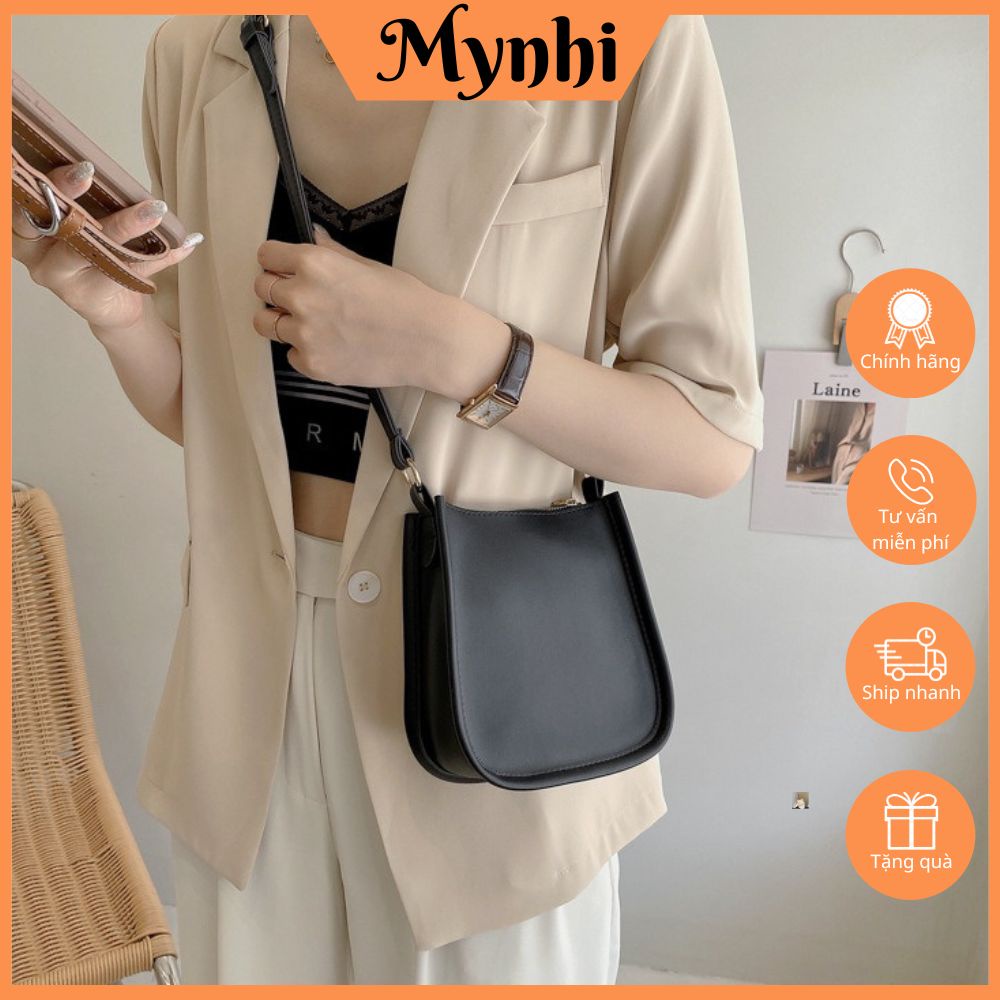 Túi xách đeo chéo nữ mini nhỏ basic đựng điện thoại đi chơi - Túi xinh MYNHI SMN151