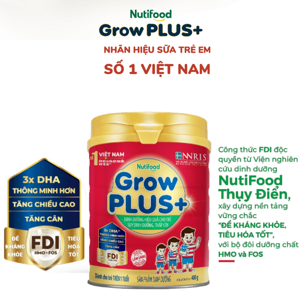 Sữa GrowPLUS+ Đỏ 900g
