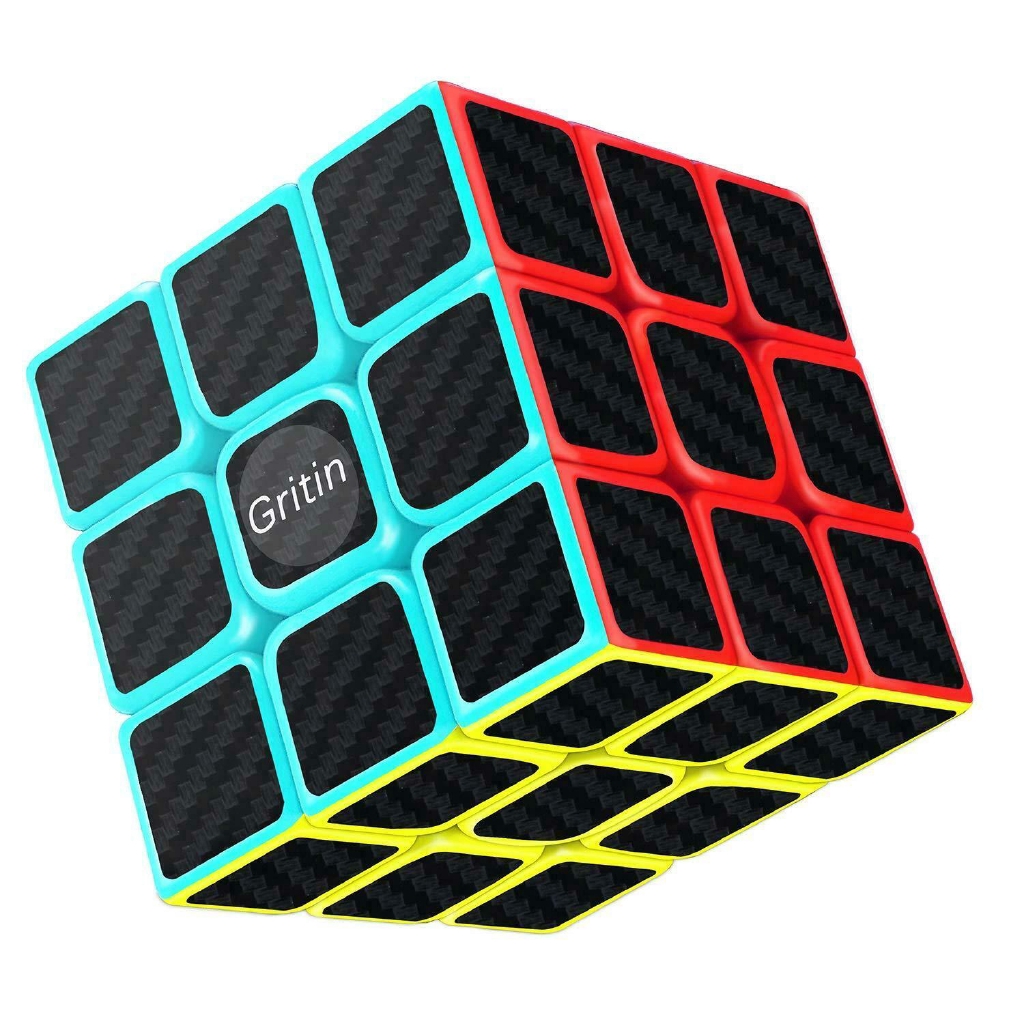 Khối Rubik 3x3 X 3 Màu Trơn Bằng Sợi Các Bon