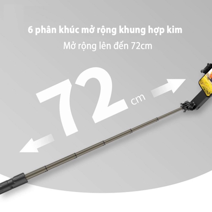 ✅Update L08✅Gậy chống Rung Gimbal Stabilizer L09, Có 3 chân đỡ, kèm nút bấm BLT hàng cao cấp sịn sò
