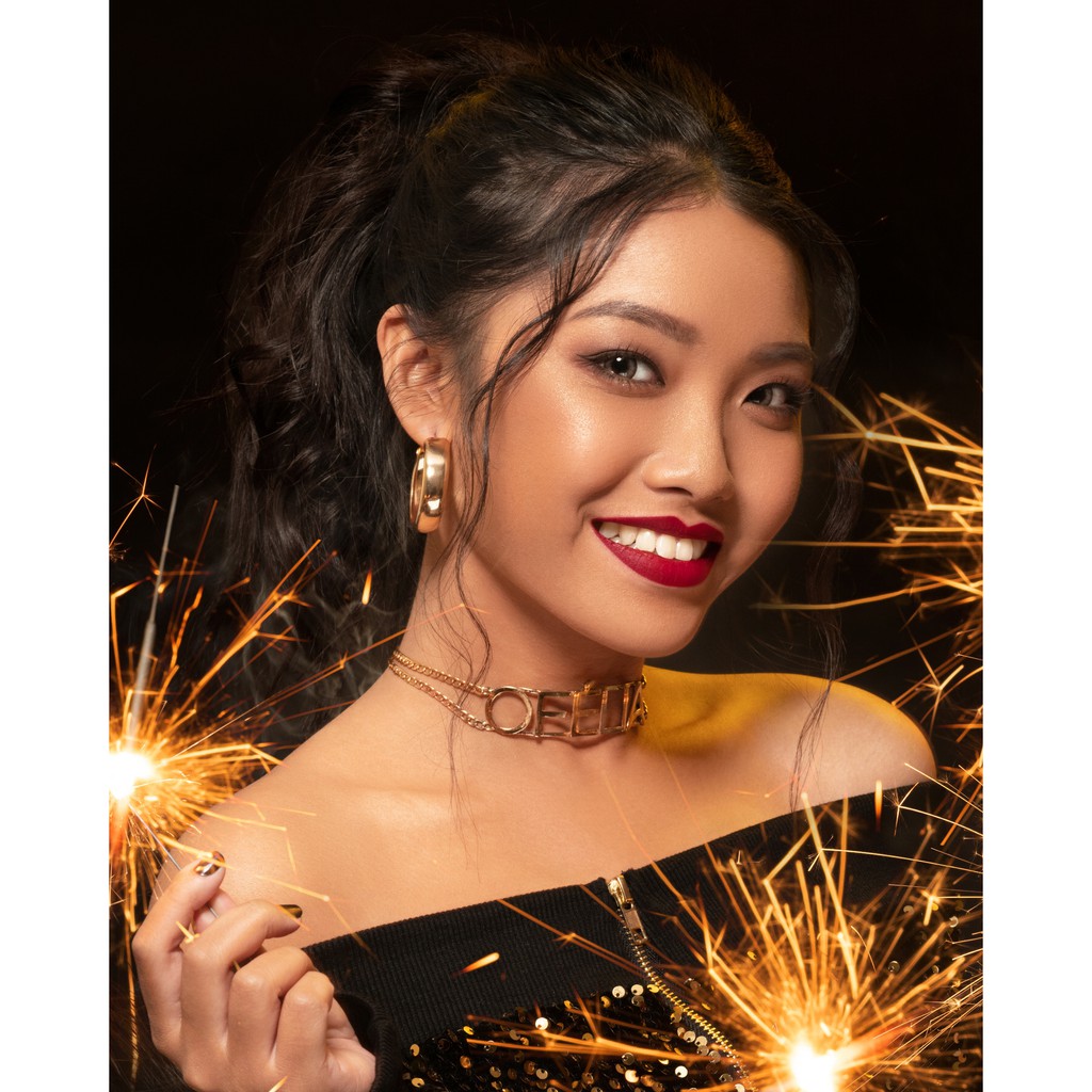 Son Thỏi Màu Midnight Beauty - OFÉLIA Starlight Velvet Lipstick (3.5g) | BigBuy360 - bigbuy360.vn