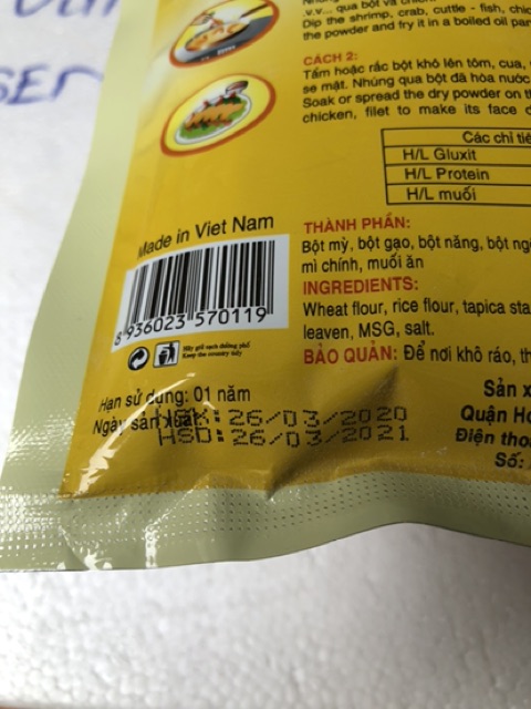 BỘT CHIÊN GIÒN HIỆU ĐỒNG TIỀN 150G- HÀNG CHUẨN CÔNG TY