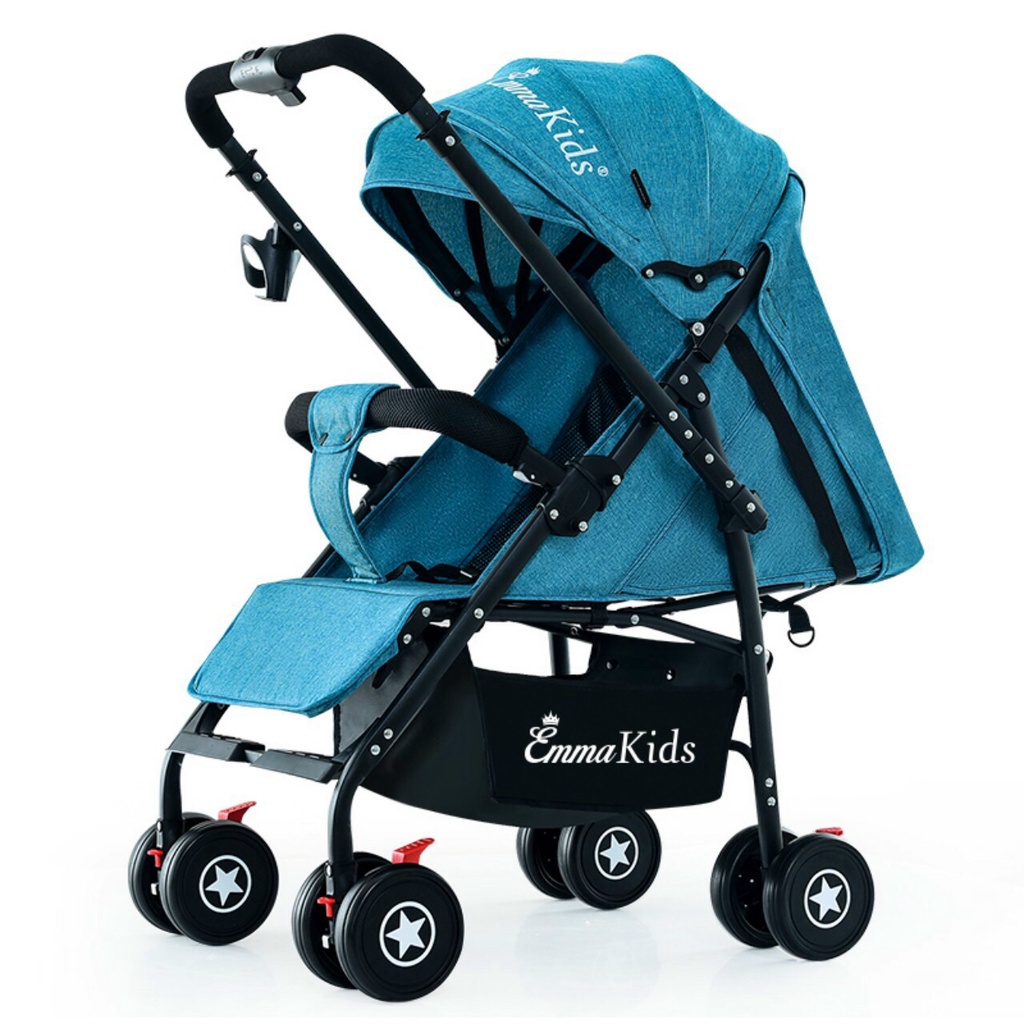 Xe Đẩy 2 Chiều Cao Cấp Emma Kids, Xe Đẩy Gấp Gọn Du Lịch Babibu - XD2C