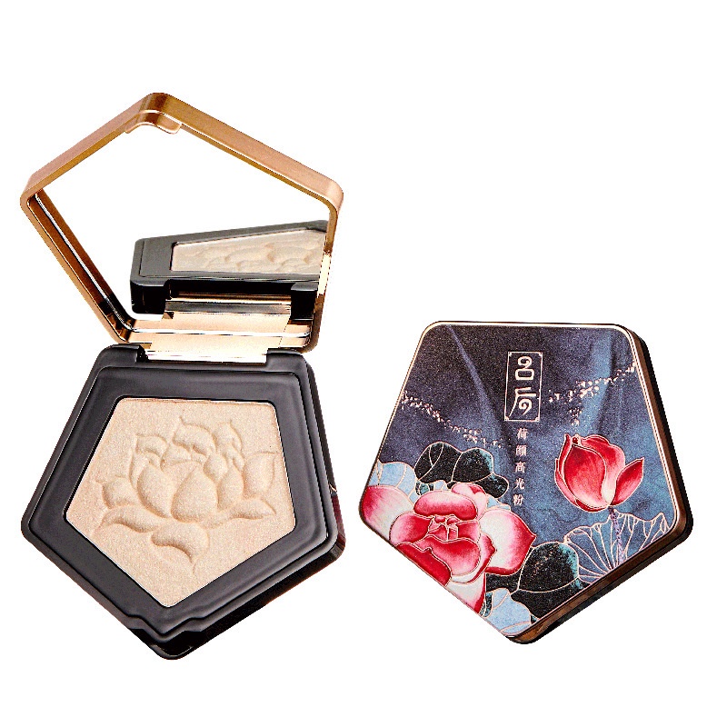 LV Hà Yên Yue Màu Ánh Sáng Cao Bột Làm Sáng Blush Sửa Chữa Một Đĩa Mũi Ngọc Trai Long Lanh Phong Cách Trung Quốc n6Ra | BigBuy360 - bigbuy360.vn