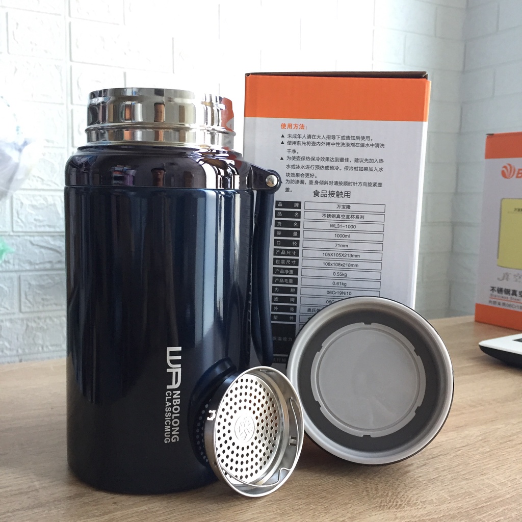 Bình giữ nhiệt chính hãng BAOL, bình giữ nhiệt 1500ml, 1200ml, 1000ml - HAHA Store