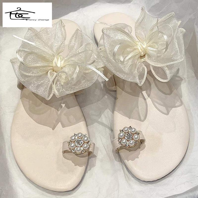 Dép Đính Nơ Thời Trang Mùa Hè Dành Cho Nữ 2022