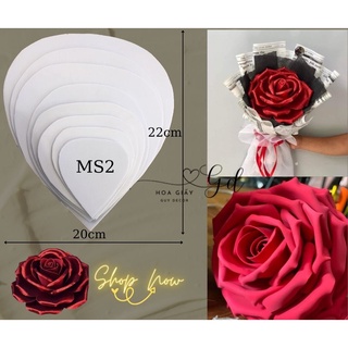 Bộ Mẫu Cánh Hoa 8 cánh chất liệu form