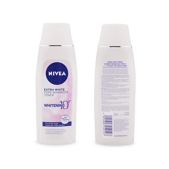 Nước hoa hồng dưỡng trắng Nivea 200ml