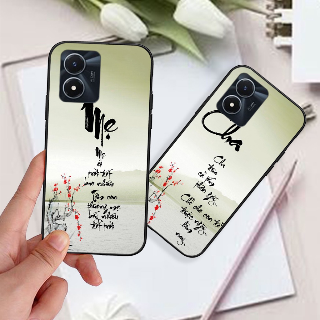 Ốp vivo Y02s / Y16 / Y01 bộ hình thư pháp sang trọng siêu bền