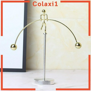 [Colaxi1] Quả Bóng Cân Bằng Kim Loại Đồ Chơi Khoa Học Trang Trí Nhà Cửa