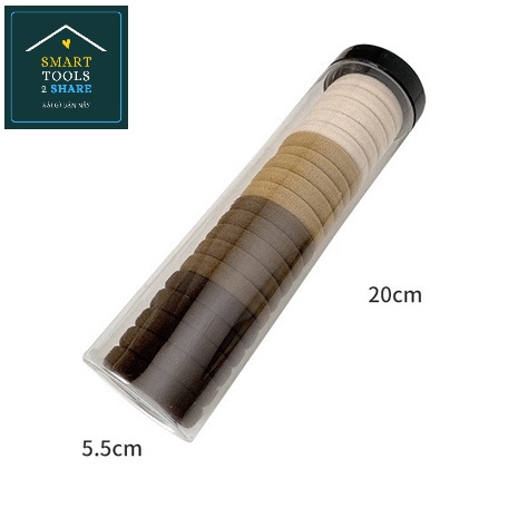 Set 20/ 50 Cột Tóc Chun Thun Co Giãn Hạn Chế Gãy Rụng Tóc/ Đau Da Đầu