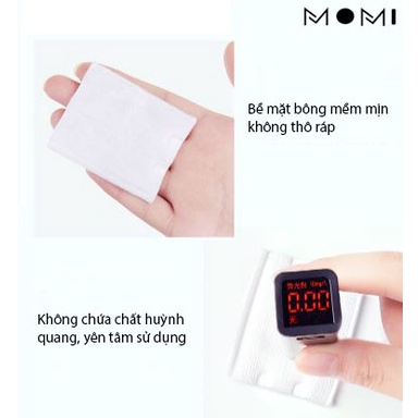 Bông tẩy trang Maycreate ba lớp Cotton mềm mịn dai 230 miếng P03N