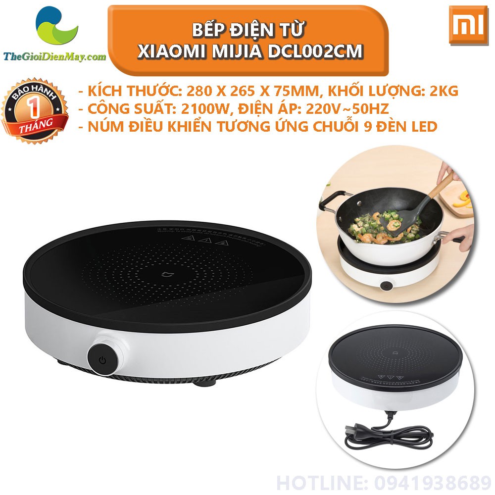 Bếp điện từ Xiaomi Mijia DCL002CM Youth Version 2 - Bảo hành 1 tháng - Shop Thế Giới Điện Máy