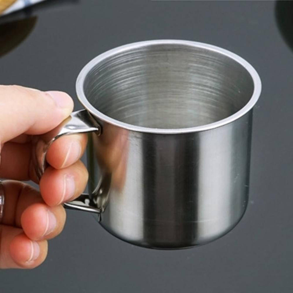 💍MELODG💍 /200ml Tea Portable Cup Travel Stainless Steel Coffee Mug Tumbler Pint Mini Drinking Metal Camping