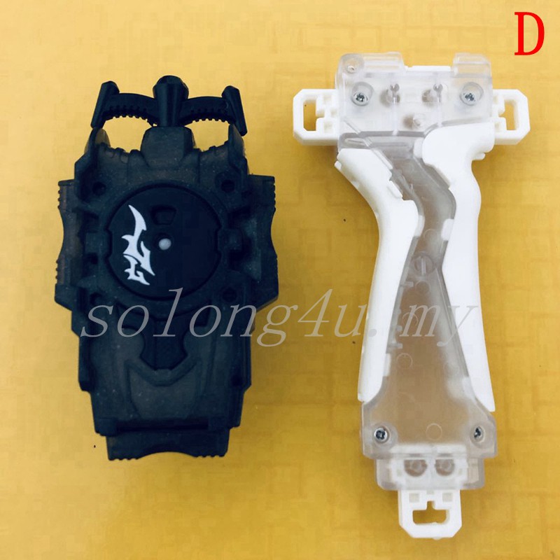 Bệ phóng con quay đồ chơi hướng bên trái S3 trong suốt có tay cầm
