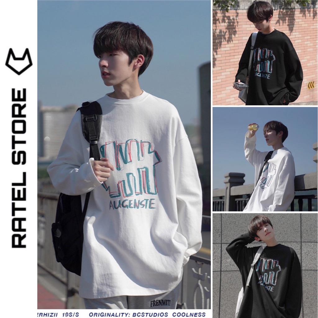 Áo Thun Local Brand Tay Dài Nam Nữ Augenste Mùa Hè Unisex Form Rộng