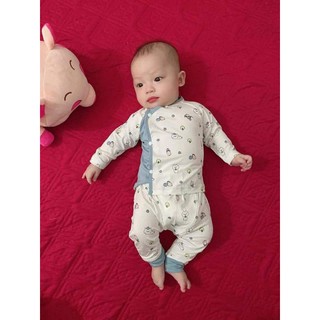 Bộ sơ sinh sợi tre avaler nhiều mẫu