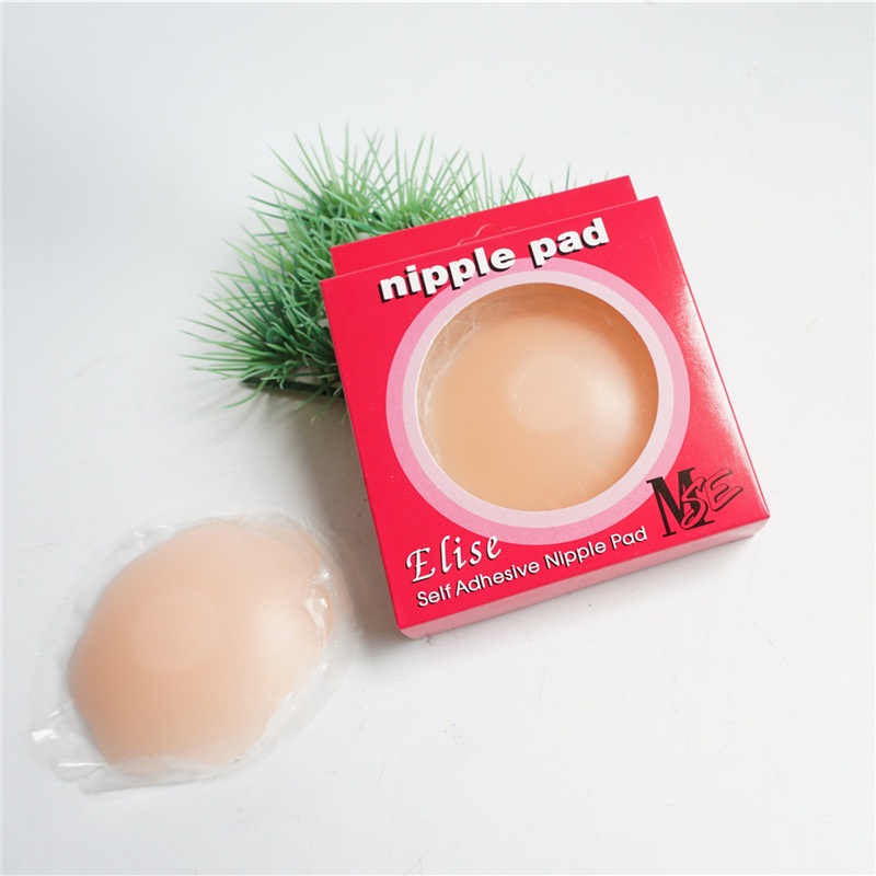Miếng dán ngực silicon siêu dính - Hộp 1 Cặp dán nhũ hoa chống nước, không lộ viền VALICA D1222