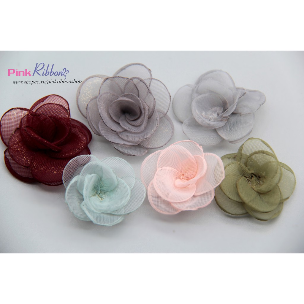 Hoa Voan cánh đốt không nhụy 3.5cm