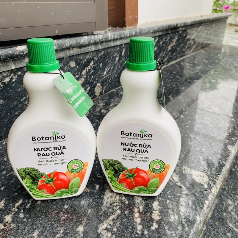Nước rửa rau củ hoa quả botanika chai 500ml