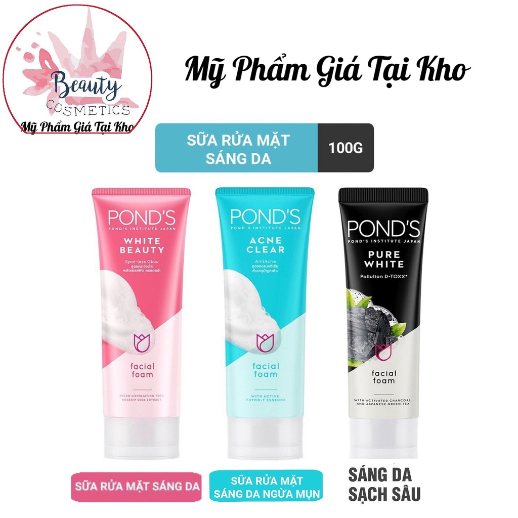 NEW Sữa rửa mặt sáng da Pond’s 50g, 100g