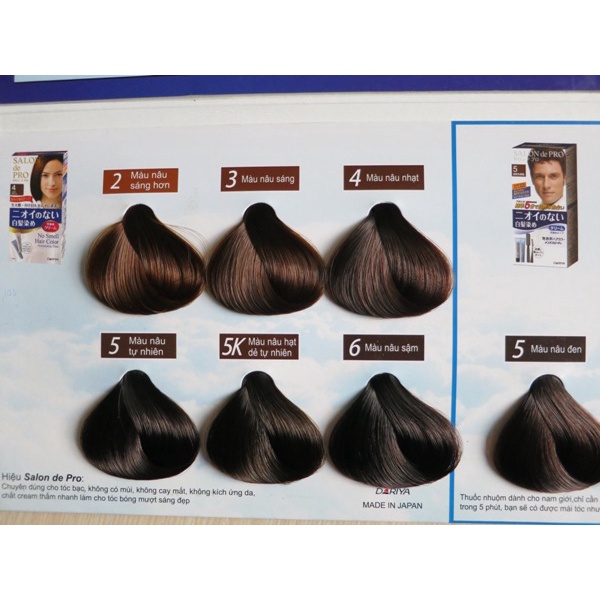 Thuốc nhuộm tóc nữ Salon de Pro Nhật bản