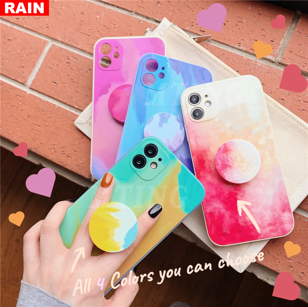 Ốp Lưng Tpu Mềm Chống Mưa Màu Sắc Dễ Thương Cho Redmi 9t Note 10 (4G) 10pro 9 8 Pro Poco X3 Nfc / Pro M3 Mi 11 10t / Pro