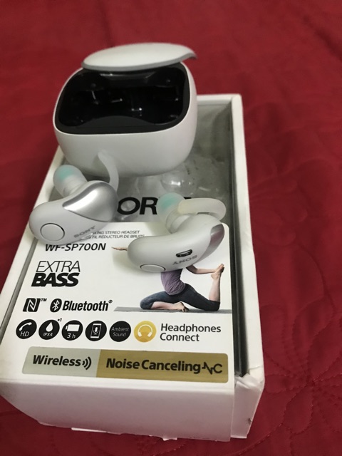 Tai Nghe Bluetooth Thể Thao SONY WF SP700n  Like New - Hàng Chính Hãng