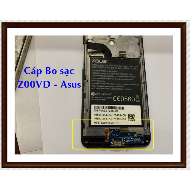 Cáp bo sạc Z00VD - Asus