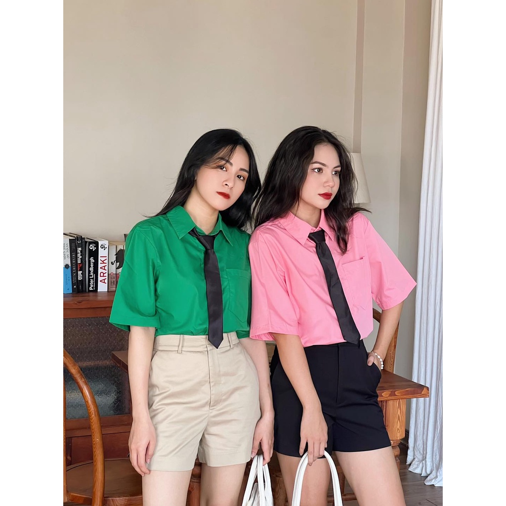 [Mã BMLTA50 giảm đến 50K đơn 99K] Quần short ngắn đơn giản túi xéo trước gài khoá thời trang GAGO màu đen GO4053