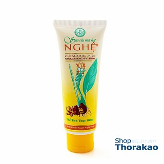 Sữa Rửa Mặt Hạt Nghệ sạch da, ngăn ngừa giảm mụn, se lỗ chân lông 100g Thorakao