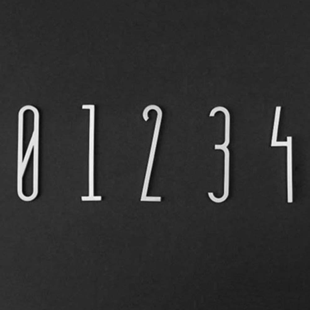 YIYU Chữ Cái Tiếng Anh Tự Dính Trang Trí Nhà Cửa 0-9