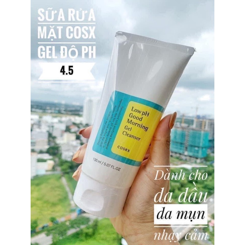 SRM Cosrx Low pH Good Morning Gel Cleanrser