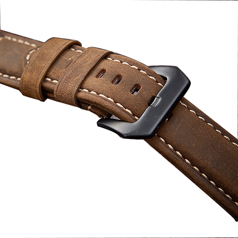 Dây Đeo Bằng Da Ngựa 20 22 24 26MM Cho Đồng Hồ Panerai PAM