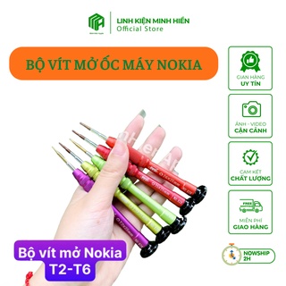 Bộ vít mở điện thoại nokia, vít t2 t3 t4 t5 t6 đầu có nam châm hít ốc